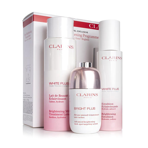 【中欧班列精选】法国Clarins/娇韵诗透亮焕白三件套（200ml+75ml+50ml ） BF 商品图1