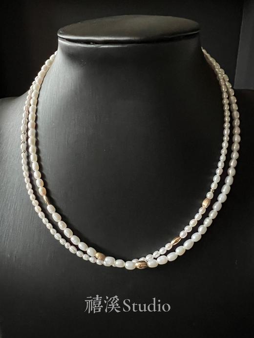 禧溪珠宝 卡萨布兰卡 亮白极细叠戴细米链 商品图5