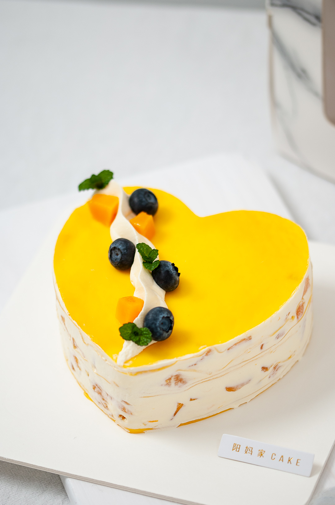 kiri奶酪心形千层蛋糕榴莲芒果可选