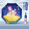 【安全防回弹 宝宝贴心好伙伴】创意防回弹儿童雨伞安全节节收自动儿童伞卡通恐龙学生太阳伞 商品缩略图10
