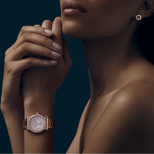 萧邦 Chopard HAPPY SPORT 自动上链玫瑰金腕表 275378-5004 商品图12