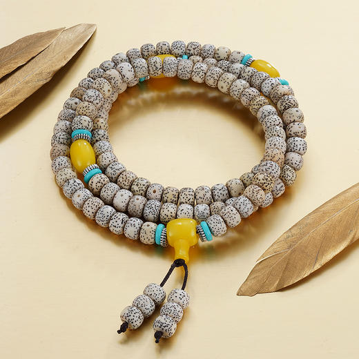 子佩集海南星月菩提长链【A】7*8mm珠 商品图0