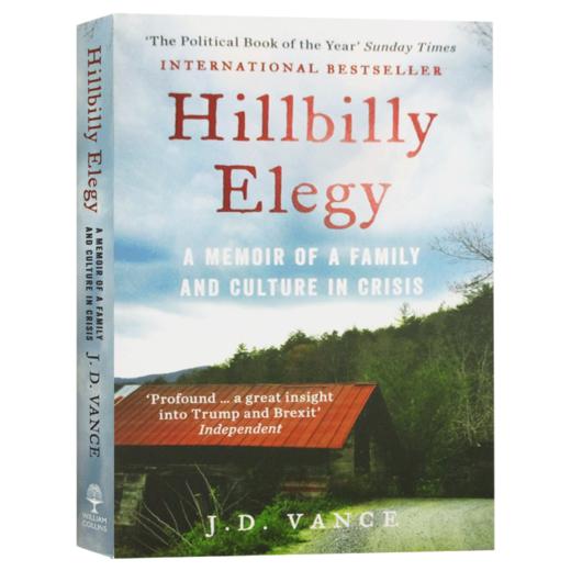 Collins 乡下人的悲歌 英文原版 Hillbilly Elegy 美国生活回忆录 纪实文学社科小说 比尔盖茨 从0到1作者彼得蒂尔推荐 英文版进口书籍正版 商品图4