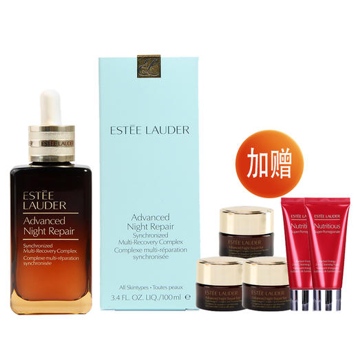 【有书】雅诗兰黛第7代小棕瓶精华液100ml【赠红石榴洗面奶30ml*2+眼霜5ml*3】 商品图0