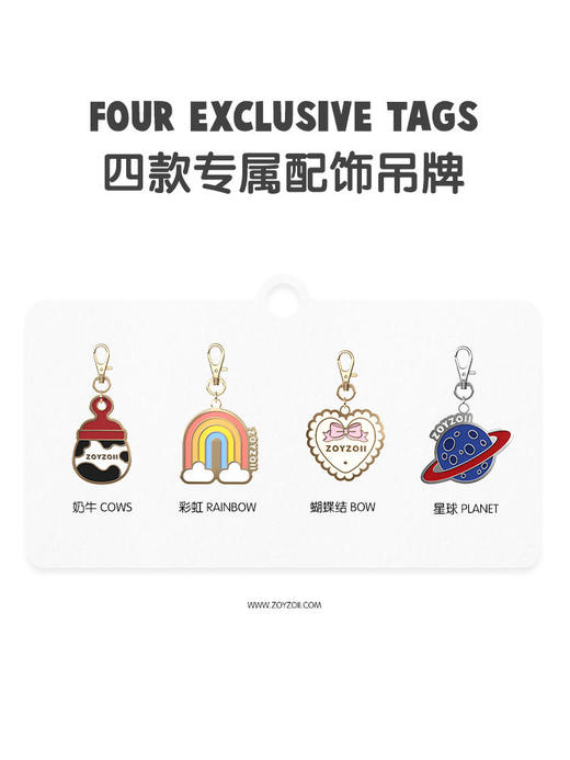 zoyzoii儿童单肩包男童女孩2021秋冬季新款儿童包斜挎包ZOY 商品图3