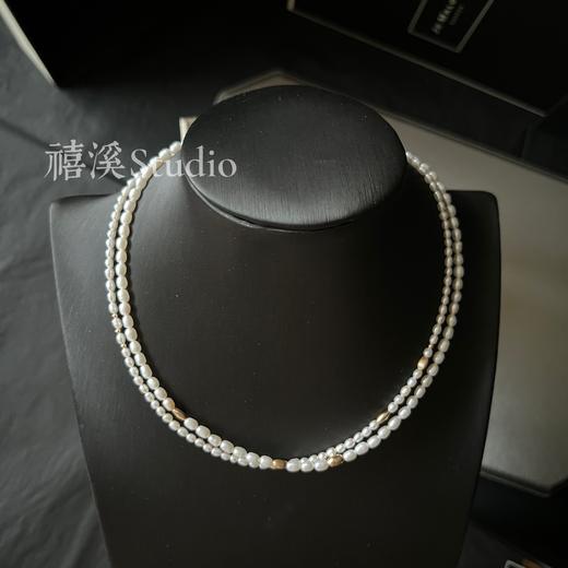 禧溪珠宝 卡萨布兰卡 亮白极细叠戴细米链 商品图4