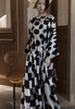 Daniela Gregis  黑白印花丝质连衣裙 商品缩略图3