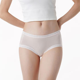 都市丽人时尚系列薄透丝滑锦泳三角低叉女士内裤LK252C