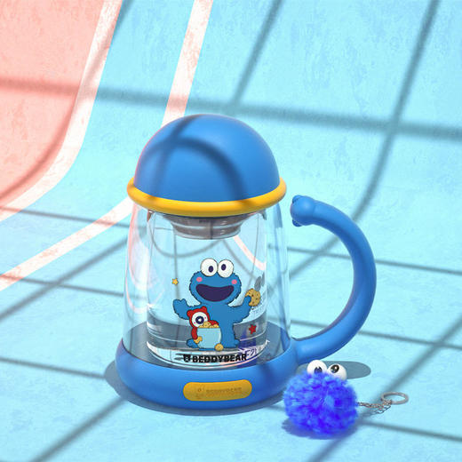 杯具熊水杯夏芝麻街系列儿童学饮保温杯 商品图2