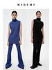 HIDEMI 纸片人超显瘦针织套装 高领背心/喇叭裤 商品缩略图0