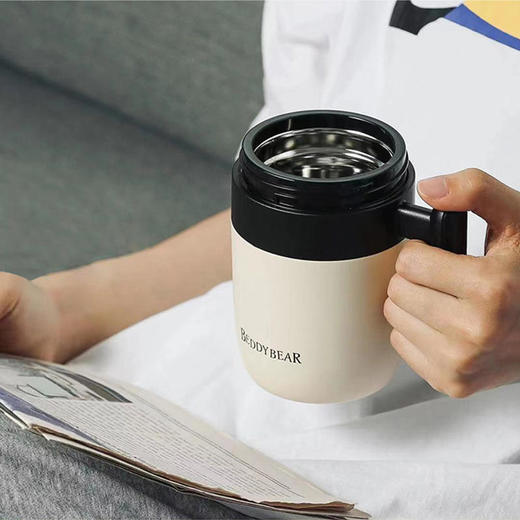 杯具熊不锈钢水办公商务咖啡杯保温杯-9 商品图2