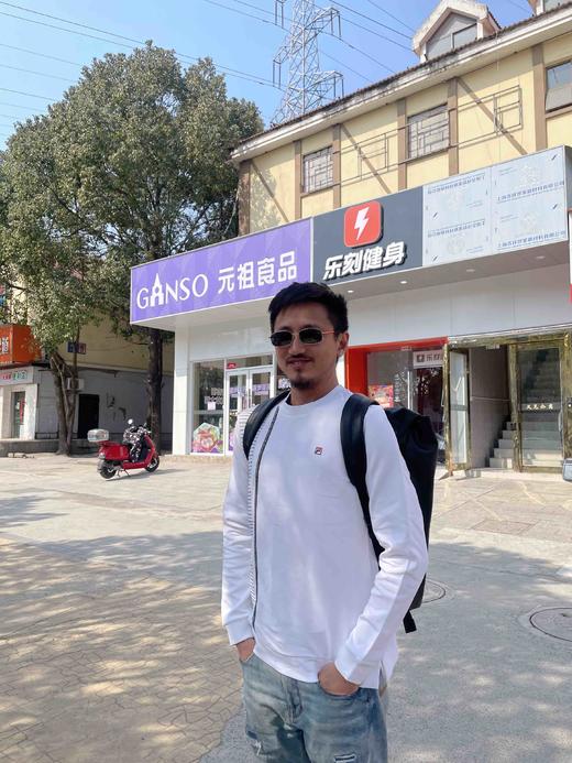 FILA 斐乐2021秋冬新休闲卫衣针织套头衫女F11W111208FWT 商品图4