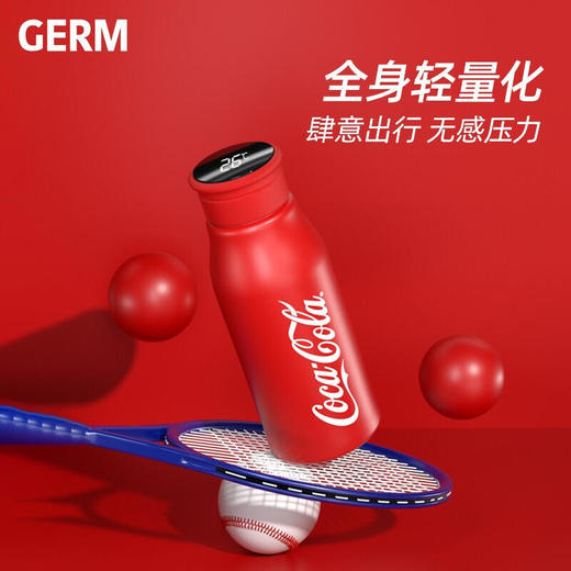 日本格沵（GERM）潮牌可口可乐联名元气智能数显保温杯370ml 商品图6