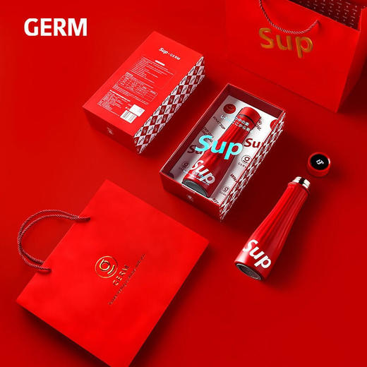 艾优日本格沵（GERM）可口可乐联名保温杯智能数显便携男女316不锈钢水杯f300ml 商品图3