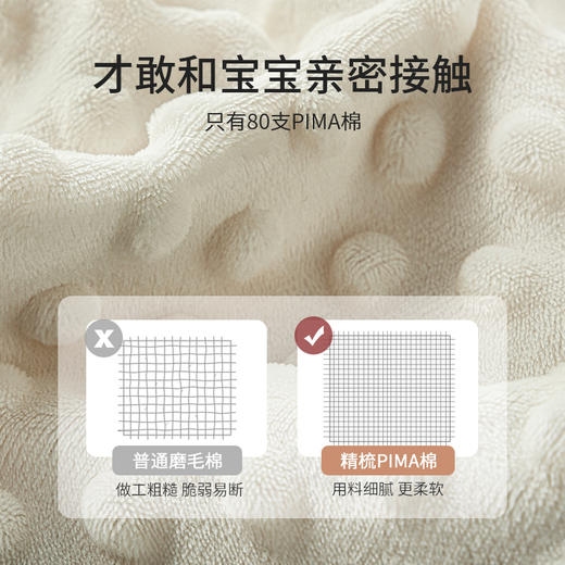 【宝宝安睡】嫚熙婴童印花火山小磨毛被子120*150 商品图1