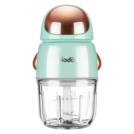 美国浦利顿(PLODON)婴儿辅食机小型多功能打泥搅拌研磨机宝宝辅食工具家用绞肉机绞馅机料理机【深蓝色】宇航员辅食机 商品图8