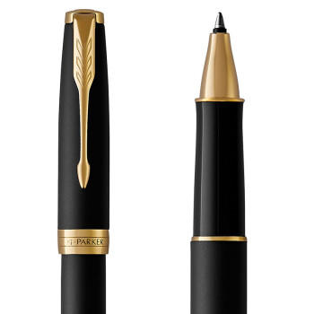 派克卓尔磨砂黑杆宝珠笔 商品图4