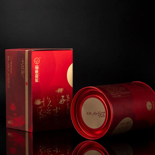 福莲嘉叶随心茶红罐大红袍125g 商品图1