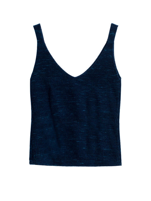 2022新款精纺羊绒混纺12针双股珠迪针法吊带背心 商品图4