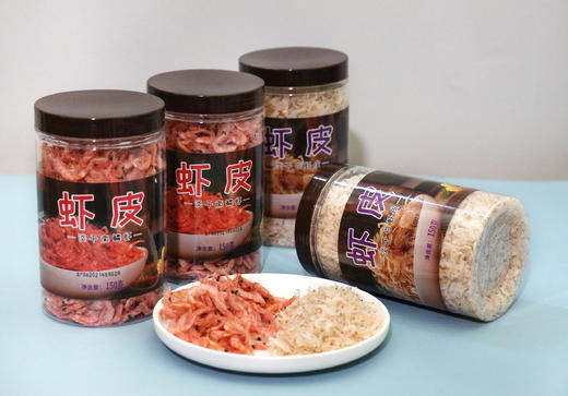 东山岛双虾皮组合 150g白虾皮+150g南极磷虾 商品图0