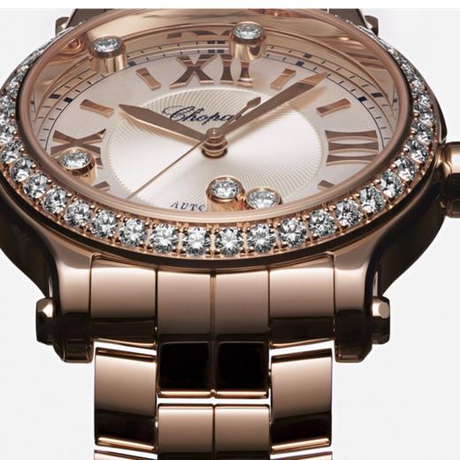 萧邦 Chopard HAPPY SPORT 自动上链玫瑰金腕表 275378-5004 商品图6