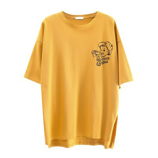 韩版欧洲T恤2022夏季韩版新款印花t恤女短袖宽松韩版学生半袖上衣ins潮 商品图4