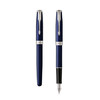 派克卓尔月光蓝白夹墨水笔 不锈钢笔尖 商品缩略图1