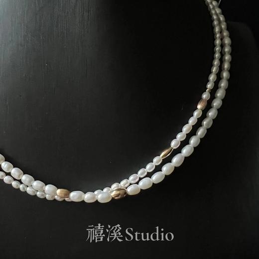 禧溪珠宝 卡萨布兰卡 亮白极细叠戴细米链 商品图0