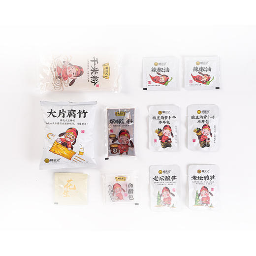 【加辣加臭】柳元记螺蛳粉冲泡酸辣粉午餐小吃非油皮火鸡面 400g 商品图3