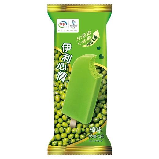 伊利心情棒冰绿色心情绿豆沙雪糕冰淇淋冷饮冰激凌怀旧70g*40支 商品图1