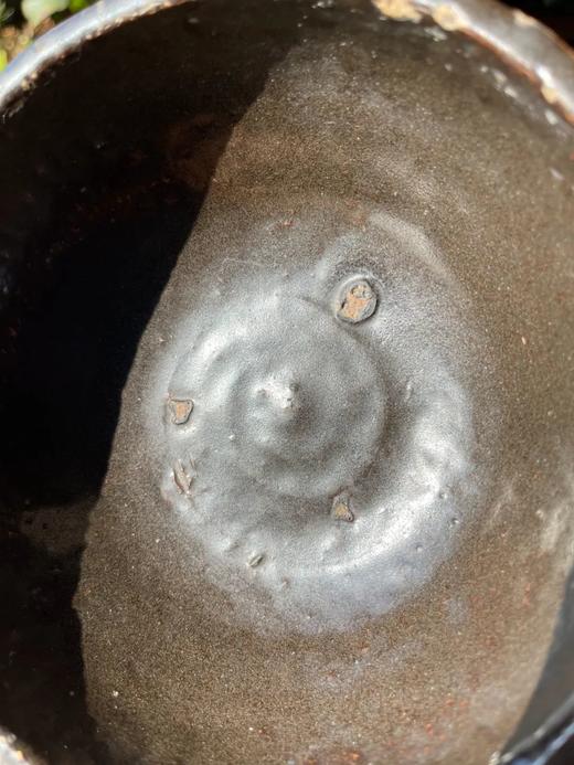 褐黑釉平底钵式香炉，顺丰包邮 商品图4