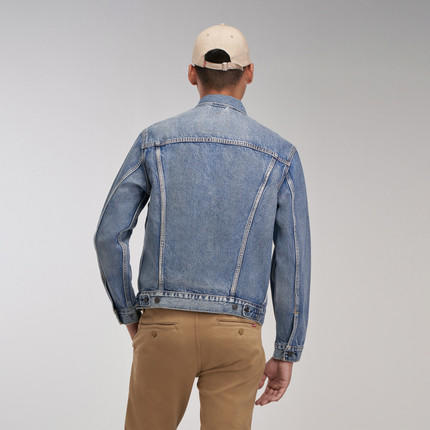 Levi's李维斯男士蓝色宽松牛仔夹克723340574 商品图1