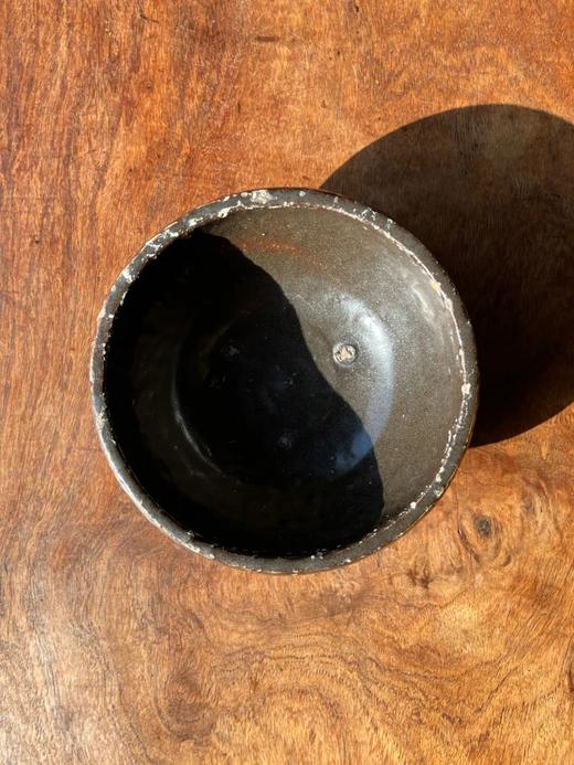 褐黑釉平底钵式香炉，顺丰包邮 商品图7