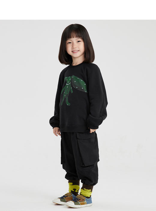 江南布衣婴童  22年春装新品无帽套头卫衣   1M1400290 商品图5