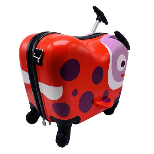 瑞士Oops 骑行拉杆箱儿童旅行箱宝宝行李箱 小号红瓢虫 商品图3