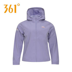 361度单风衣女士2022春季新款综训跑步连帽开襟运动服风衣562114611