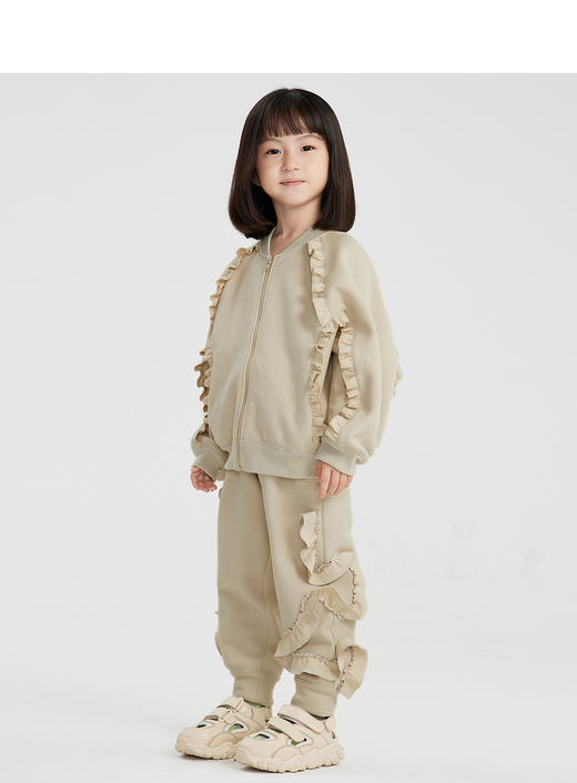 江南布衣婴童 22年春装新品 无帽开襟卫衣  1M1420280 商品图1