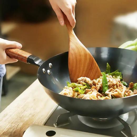 【外运团 每周一发货】易锅丨镜光锻铁炒锅 镜面光泽中式炒锅 大火爆炒 商品图1