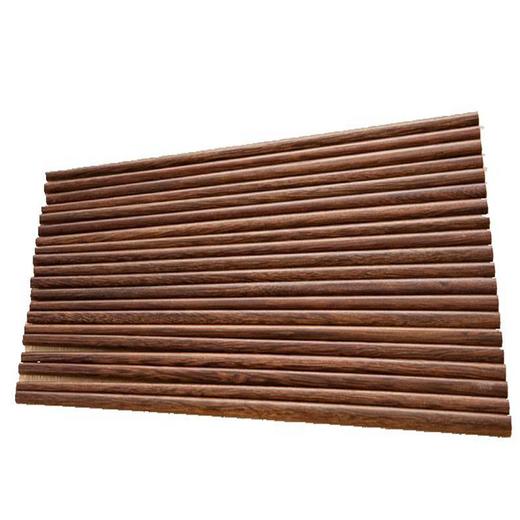 【自营】双枪鸡翅木筷子无漆无蜡日式酒店家用厨具餐具激光雕刻10双 商品图4