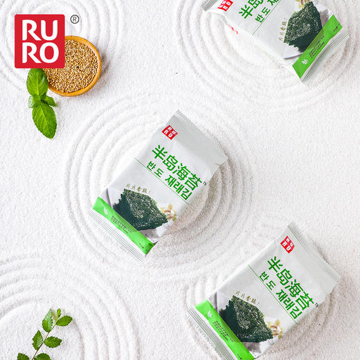 自营（半岛）-海苔 4.5g/包 多重口味 即食儿童零食紫菜包饭寿司包饭脆片 商品图11