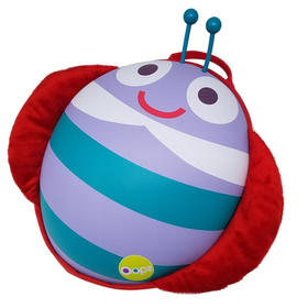 瑞士Oops 儿童圆形包包卡通可爱幼儿园书包男女童超轻双肩背包2岁3岁4岁5岁6岁宝宝 双肩背包-瓢虫