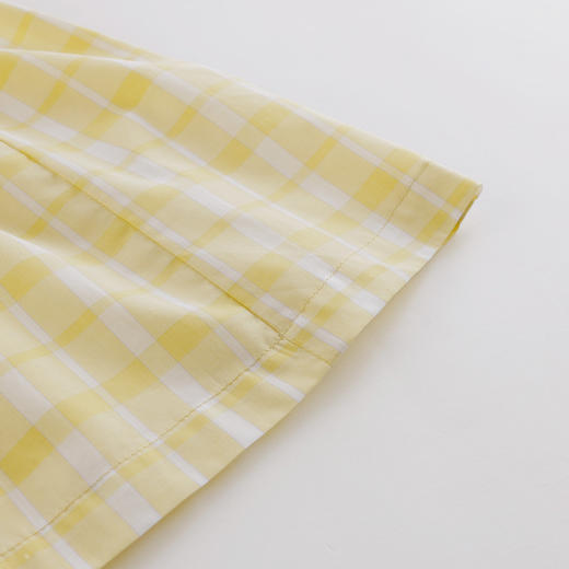 【马克珍妮 芦芙系列】夏装新款 女童格子花边连衣裙220672 商品图3