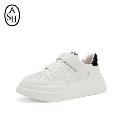 ASH女鞋2022新款INDY时尚厚底魔术贴单鞋小个子增高小白鞋休闲鞋 商品图0