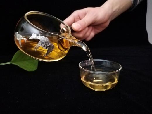 华艺银坊 爱系列公道杯  人工无铅玻璃杯 加纯银990 商品图1