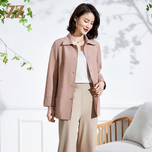 佐尔美春季新款气质短款百搭上衣E13FD17 商品图3