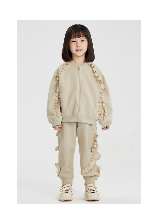 江南布衣婴童 22年春装新品 无帽开襟卫衣  1M1420280 商品图0