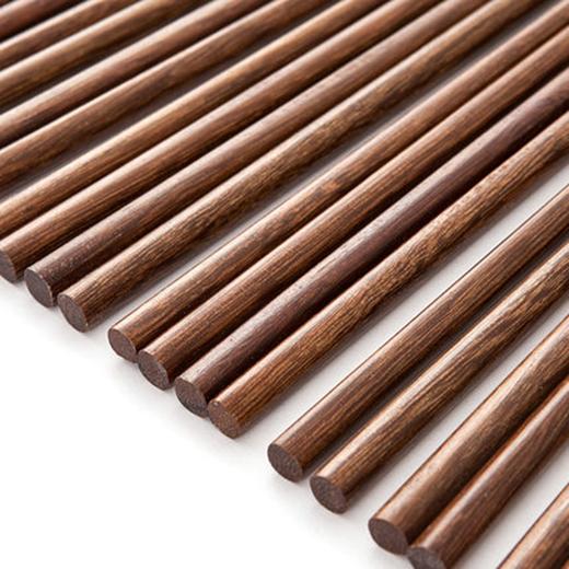 【自营】双枪鸡翅木筷子无漆无蜡日式酒店家用厨具餐具激光雕刻10双 商品图3