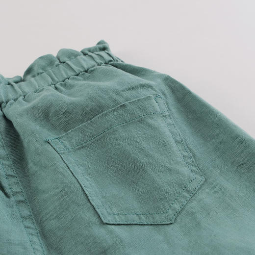 【马克珍妮 芦芙系列】夏装新款 女童舒适亚麻休闲裤220500 商品图3