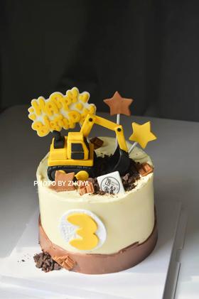 挖掘机（提前2天预约，奶油霜工艺）