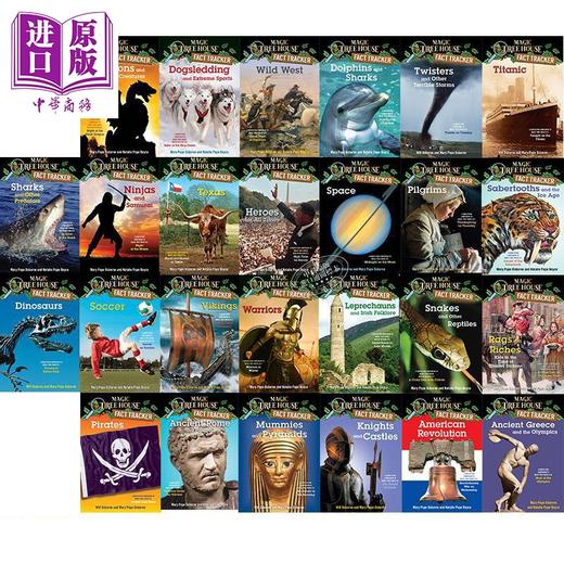 预售 【中商原版】Magic Tree House Fact Tracker 神奇树屋小百科系列38册套装 英文原版 魔法树屋儿童章节书 中小学生阅读 商品图1